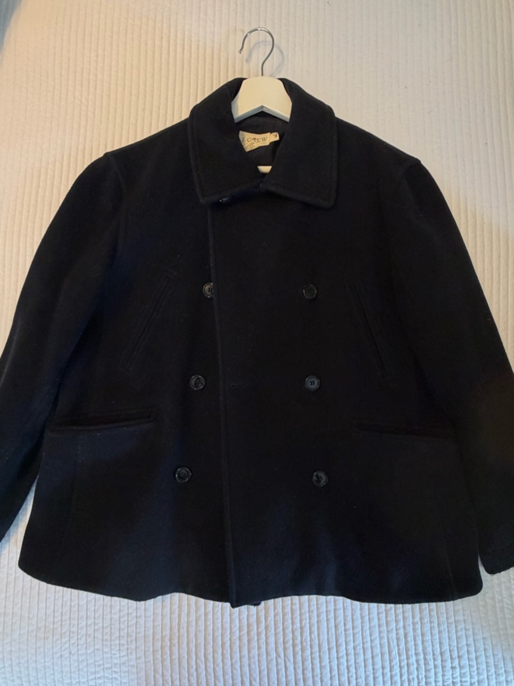 J. Crew Navy Double-Breasted Peacoat - Picture 8 of 10